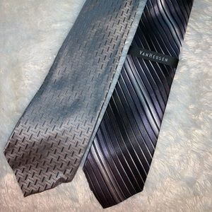 Pack of 2 Gray Shades Van Heusen Ties